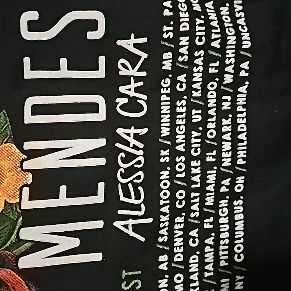 Shawn Mendes 2019 Tour w Alessia Cara Size XL New/ Never worn Black - Picture 10 of 10